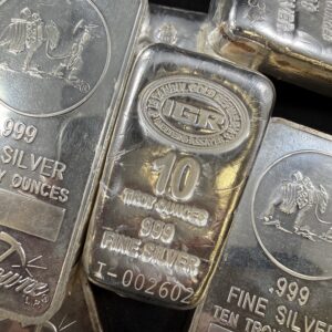 10oz .999 Fine Silver Bars (Various mints, Condition Varies)