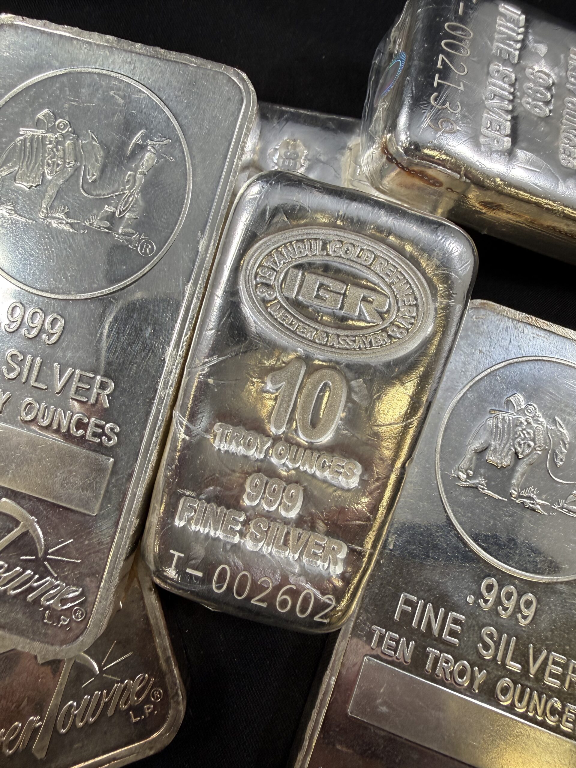 10oz .999 Fine Silver Bars (Various mints, Condition Varies)