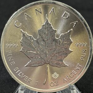 1oz Silver Canadian Maple Leaf Coin (Random Date/Design)